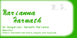 marianna harmath business card